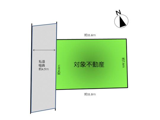 Compartment figure. It is entered drawings land plots and the size of the subject real estate.
