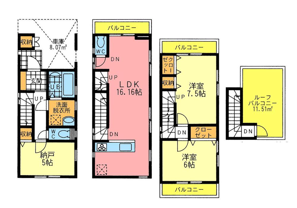 Floor plan. (10), Price 29,660,000 yen, 2LDK+S, Land area 55.54 sq m , Building area 102.25 sq m