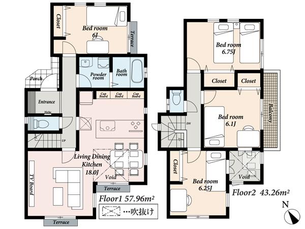 Floor plan. There are several park well-kept in the surrounding area.