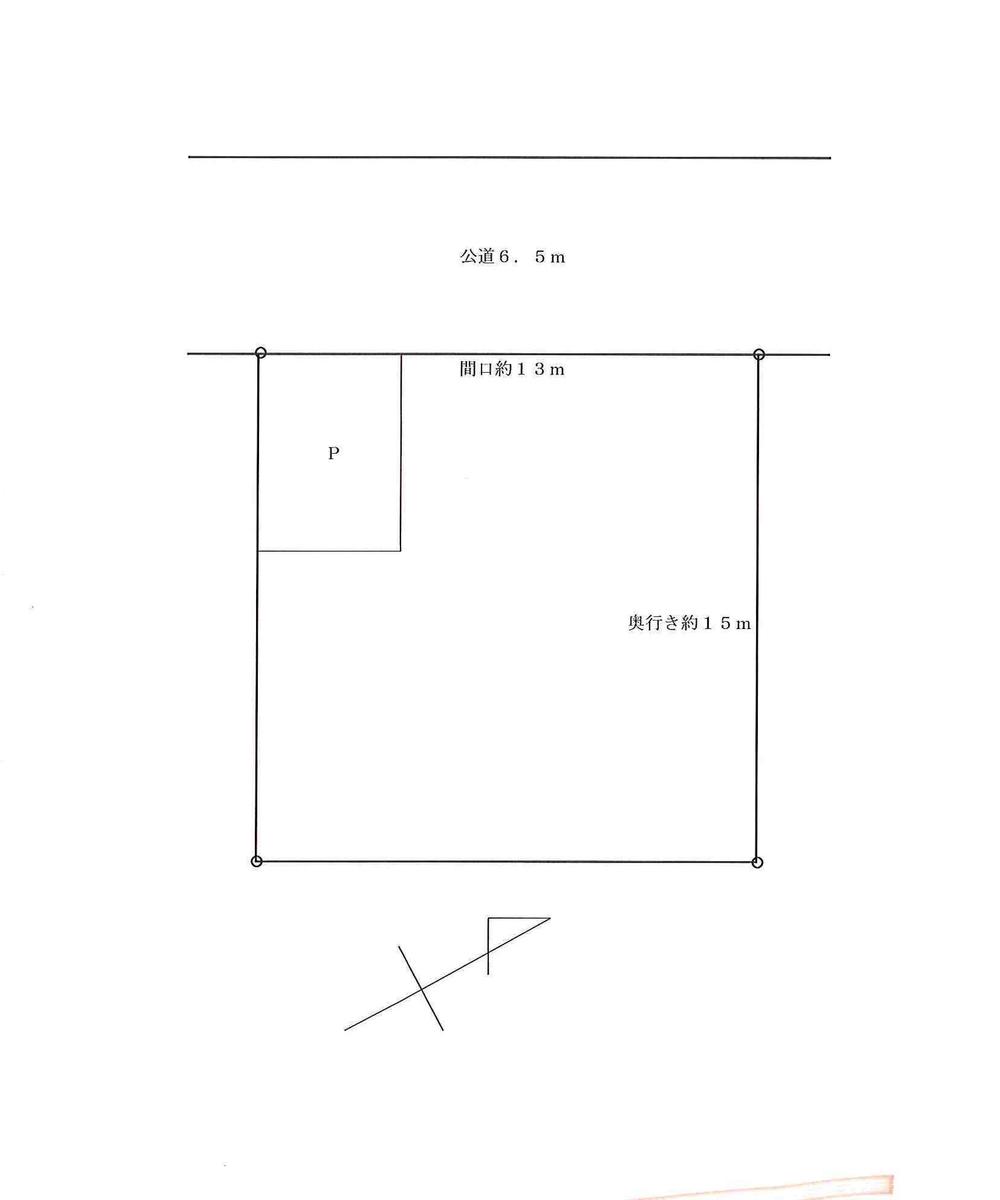Compartment figure. Land price 35,500,000 yen, Land area 193.99 sq m