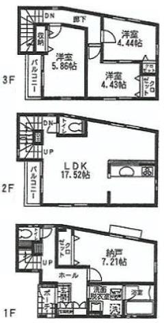 Floor plan. Piago 30m to Zhongshan shop