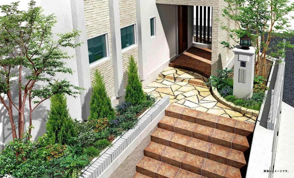 Building plan example (Perth ・ appearance). Example of construction