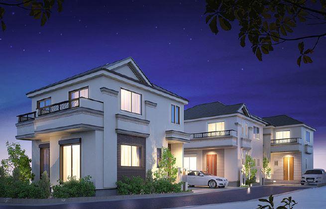 Rendering (appearance). Same construction company construction cases