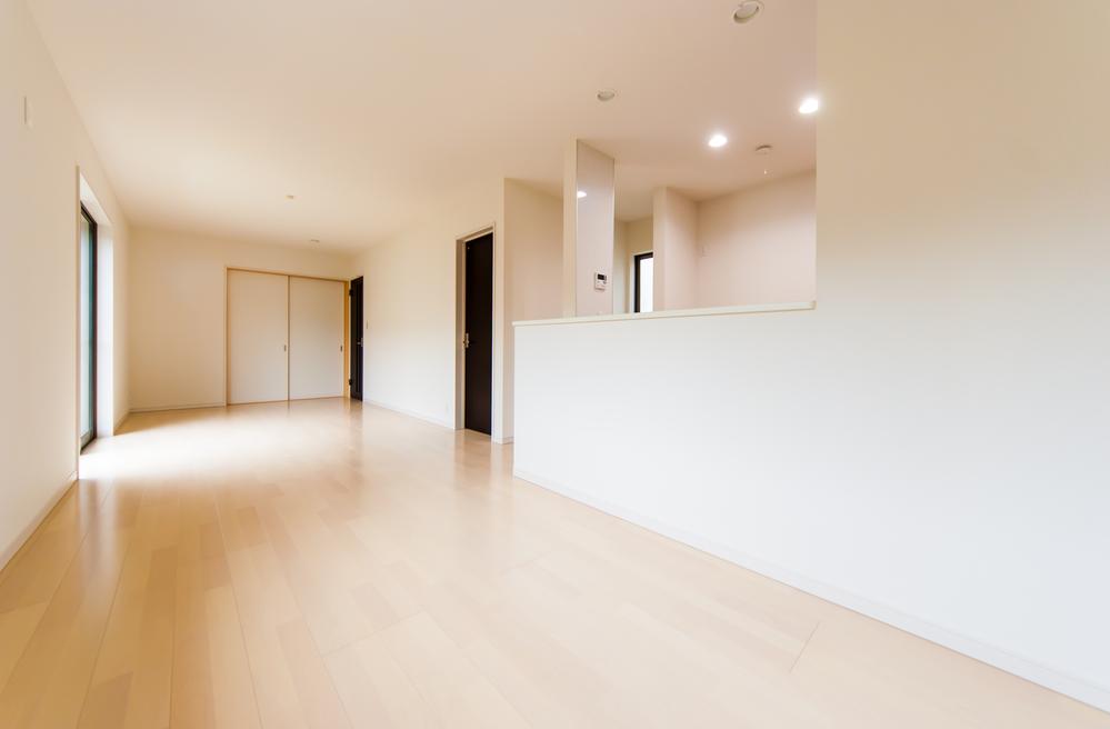 Living. LDK of spacious large space in a face-to-face kitchen (6 Building)