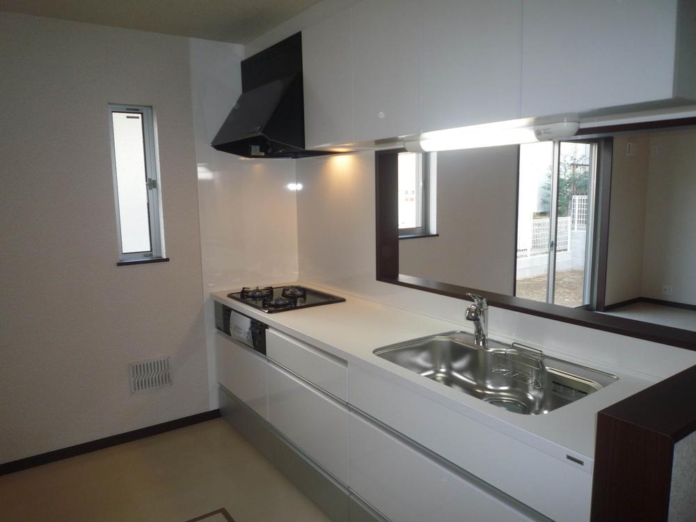 Kitchen. Effortless artificial marble counter of care.