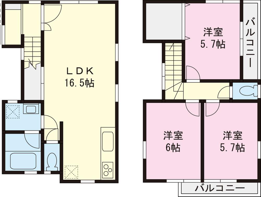 Floor plan. 29,800,000 yen, 3LDK, Land area 79.5 sq m , Building area 78.47 sq m