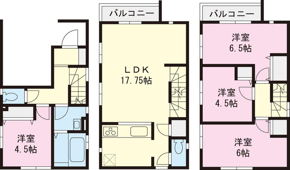 Floor plan. 1 minute walk Yokohama Nishiguchi! House looking for Please leave familiar Yamato Ju販 even CM of FM Yokohama. The real estate exhibition Plaza, Also on display information that can not be advertising. I'd love to, Please visit.