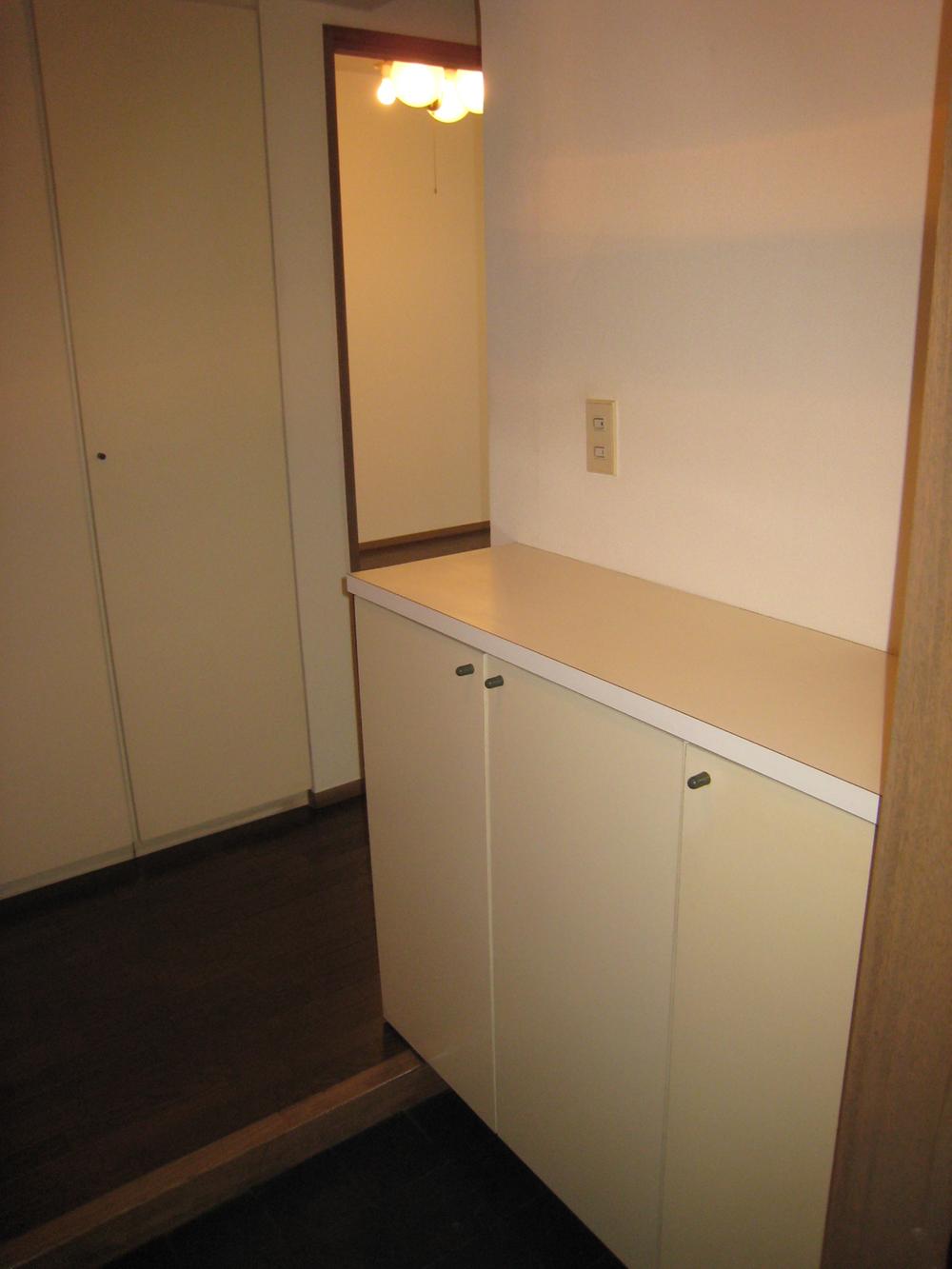 Entrance. Footwear entrance with a purse. It is also abundant storage space on the front.