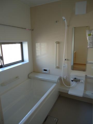 Bathroom. Bright bathroom there is a window