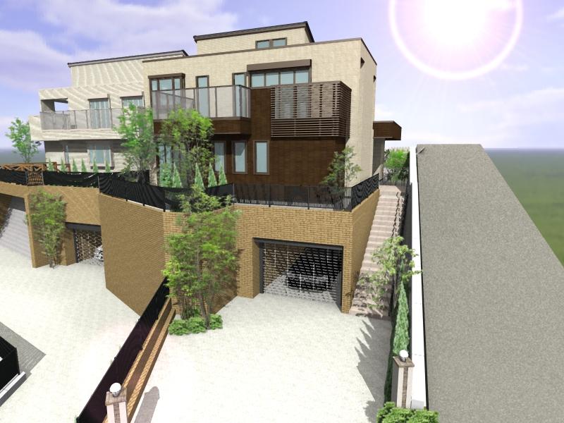 Building plan example (Perth ・ appearance). Building plan example (B compartment)