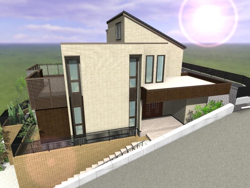 Building plan example (Perth ・ appearance). Building plan example (B compartment)