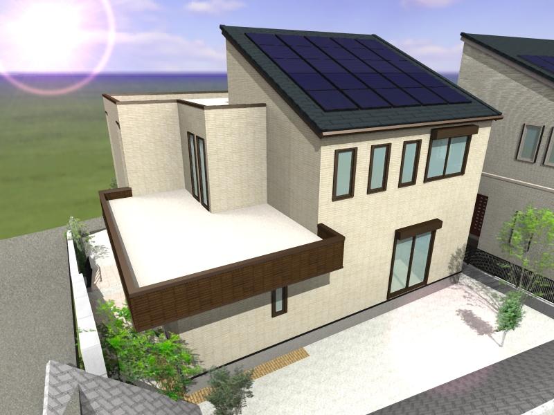 Building plan example (Perth ・ appearance). Building plan example (B compartment)