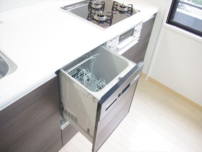 Kitchen. With happy dishwasher.