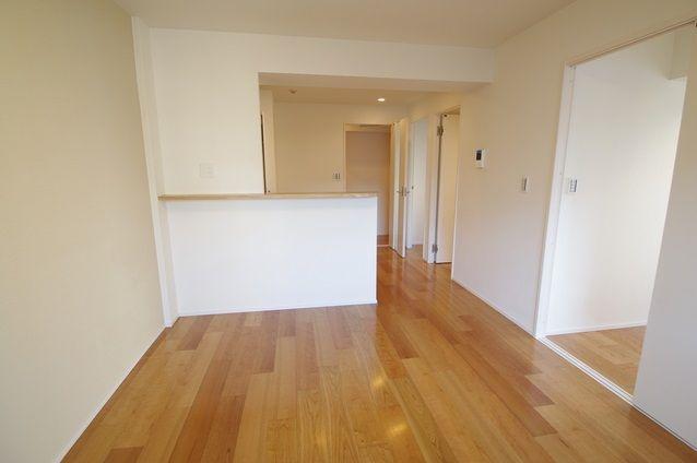 Living. Southeast facing corner room.  It is already a new interior full renovation.