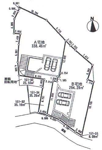 Compartment figure. Land price 115 million yen, Land area 294.28 sq m