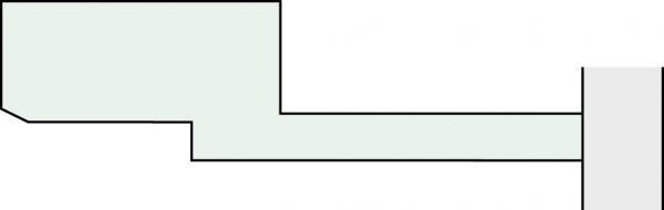 Compartment figure. Land price 19,800,000 yen, Land area 125.04 sq m