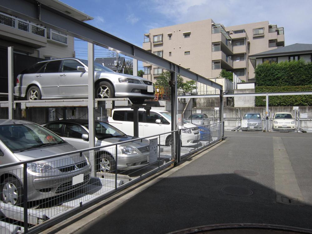 Parking lot. Common areas