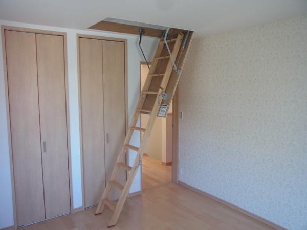 Non-living room. With attic storage