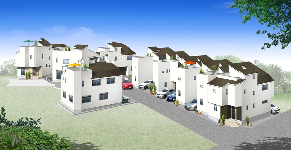 Rendering (appearance). All 9 buildings Form a beautiful skyline!