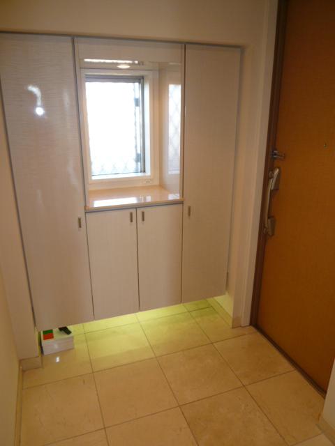Entrance. Window with bright entrance