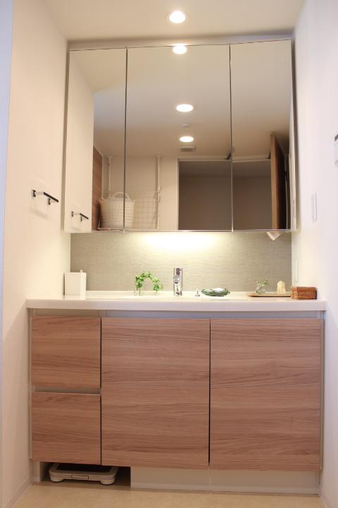 Wash basin, toilet. Corresponding vanity is a wide. It is also the morning before going out you need not crowded. (November 2013) Shooting
