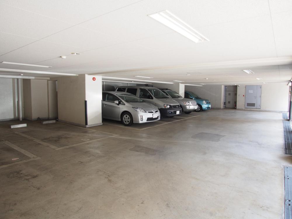 Parking lot. Common areas
