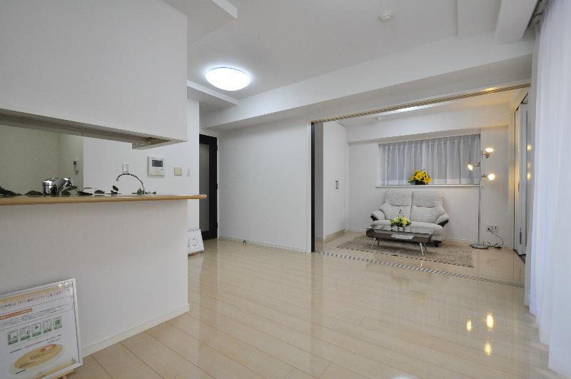 Living. Flooring glass coating construction
