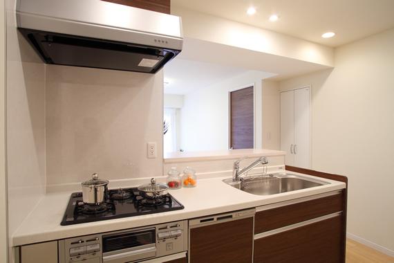 Kitchen. Renovation construction cases
