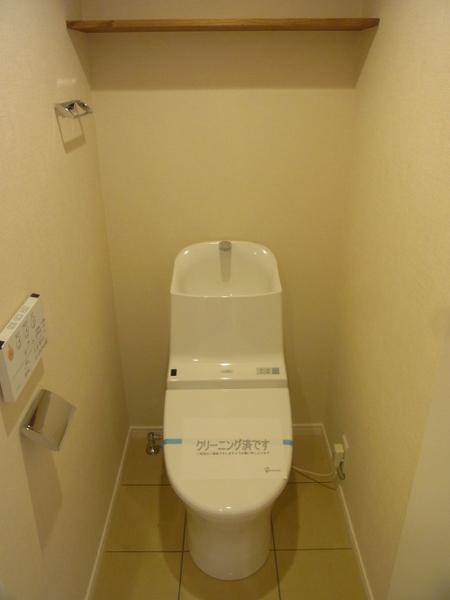 Toilet. New replaced.. Comfortable with Washlet