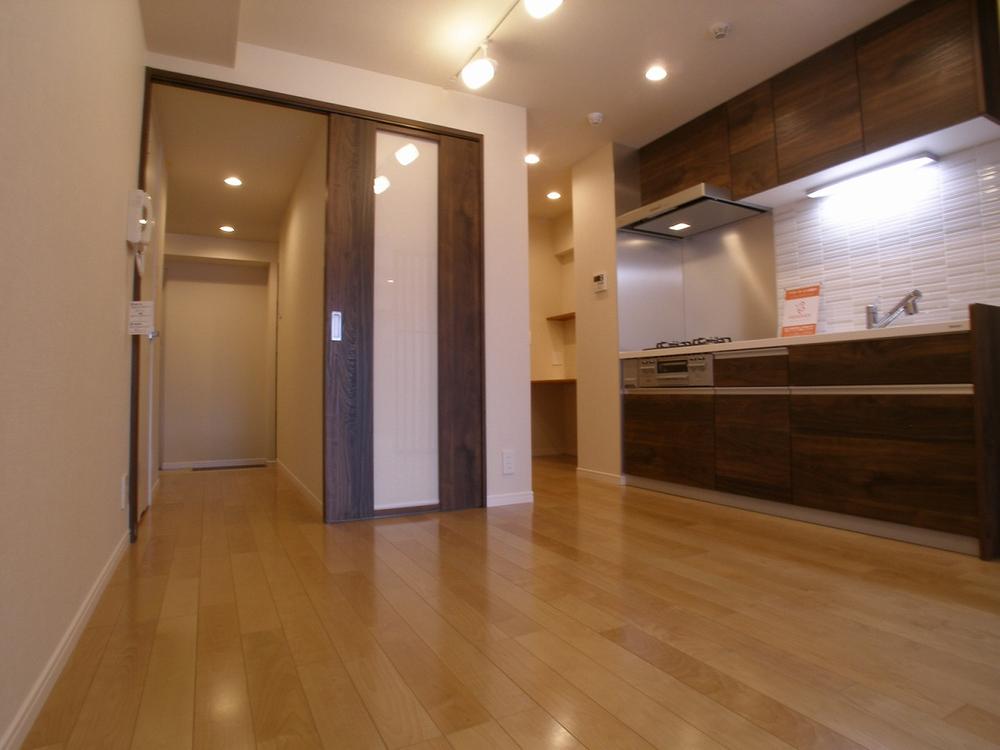 Kitchen. It is shiny decorated full renovation