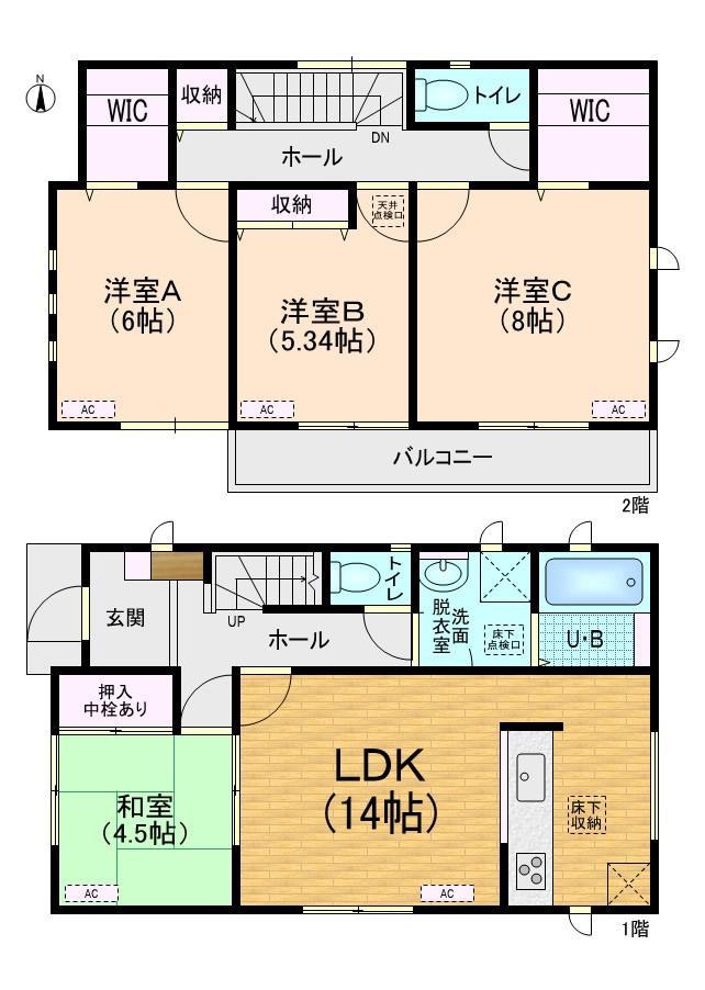 Floor plan. 4LDK