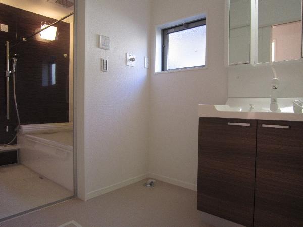 Wash basin, toilet. Washroom and bathroom