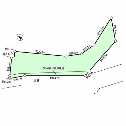 Compartment figure.  ■ The land will be slope.