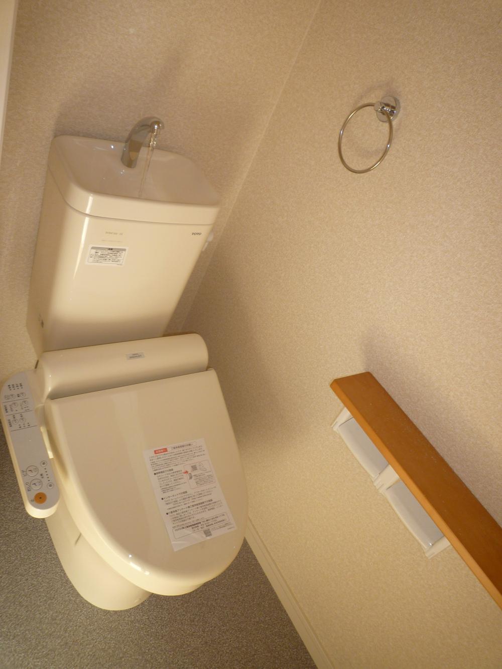 Toilet. Warm water washing toilet