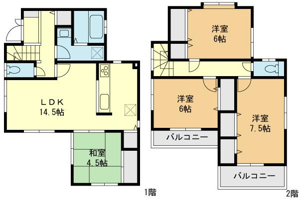 Floor plan. Sotetsu Line "Seya" station use!