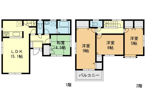 Floor plan. 580m to Yokohama Municipal Kamiseya Elementary School