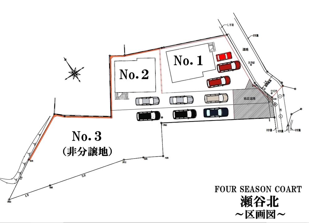 The entire compartment Figure. Three parking possible!