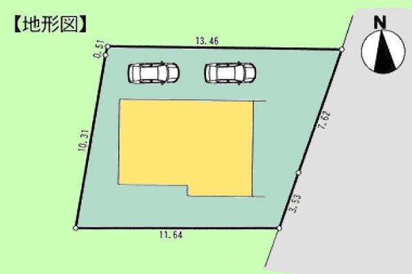 Compartment figure. 38,300,000 yen, 4LDK, Land area 132.45 sq m , Building area 100.84 sq m parking is available two ☆