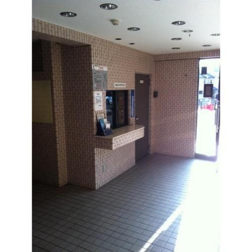Entrance. Building manager office