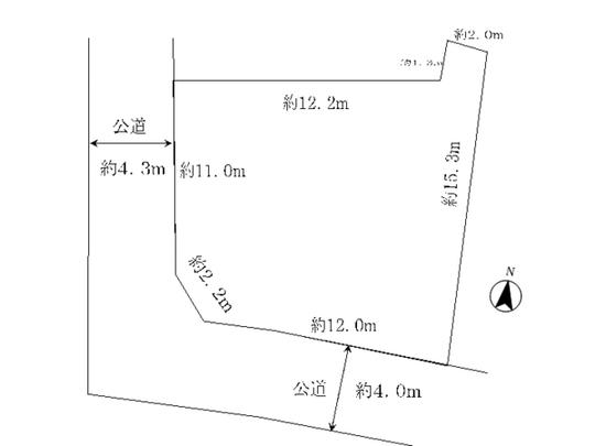Compartment figure. Corner lot