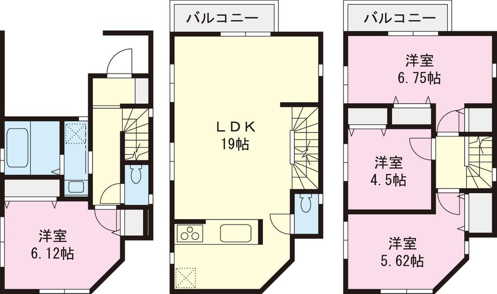 Floor plan. 1 minute walk Yokohama Nishiguchi! House looking for Please leave familiar Yamato Ju販 even CM of FM Yokohama. The real estate exhibition Plaza, Also on display information that can not be advertising. I'd love to, Please visit.