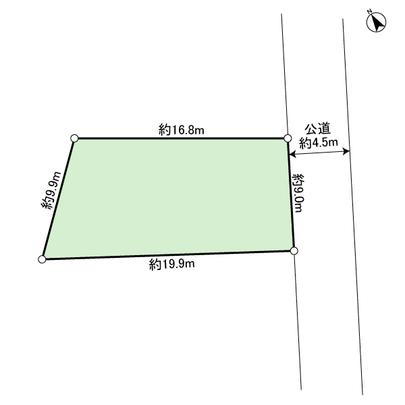 Compartment figure. ■ It is not in the land with building conditions.