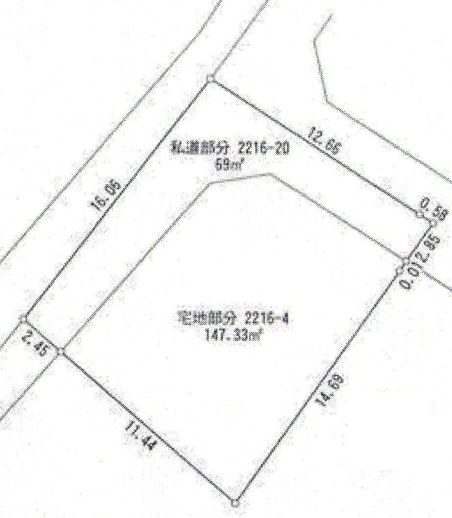 Compartment figure. Land price 34 million yen, Land area 147.33 sq m