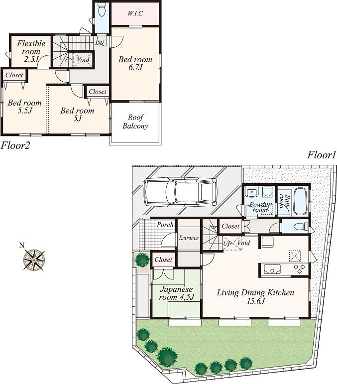 Floor plan. 500m to Nishiyokohamakokusaisogobyoin