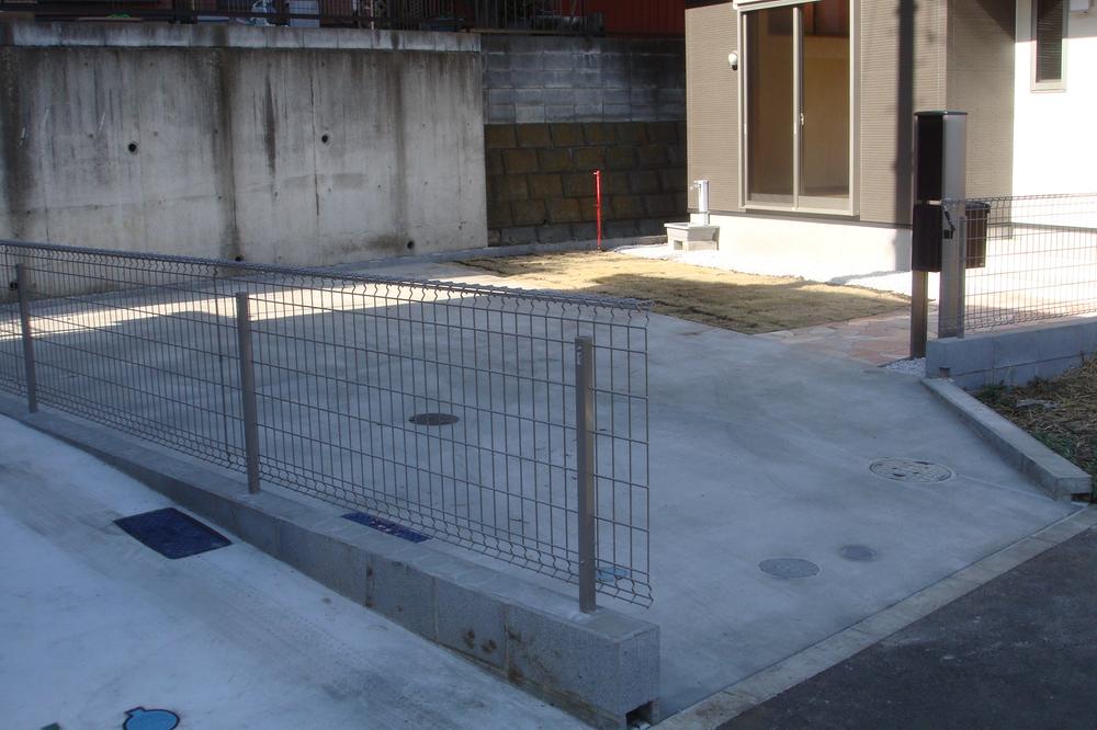 Parking lot. Parking space enlarged view (2013 November) shooting