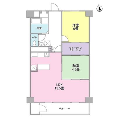 Floor plan. ■ 2LDK floor plan type