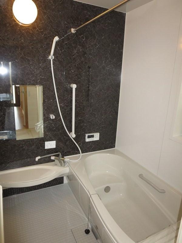 Bathroom. A building construction