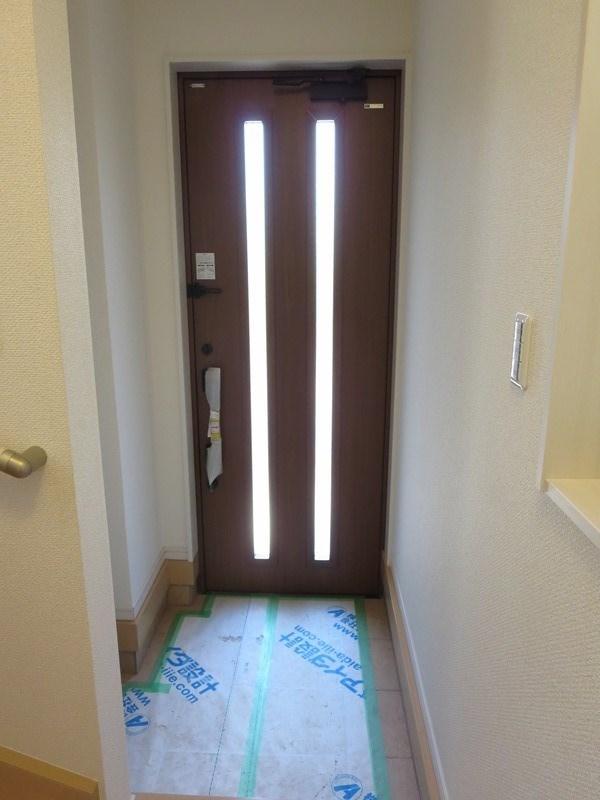 Entrance. A building construction