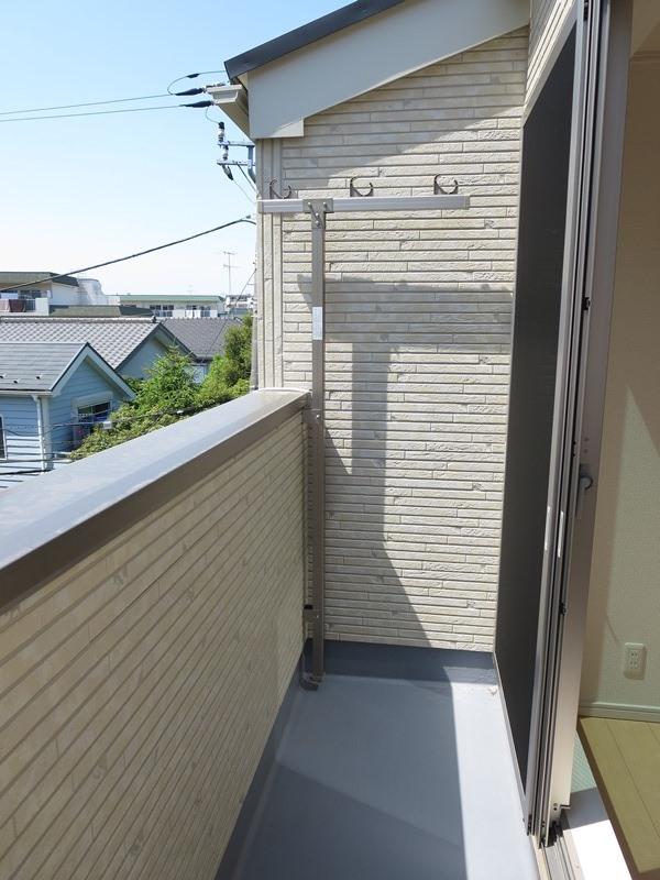 Balcony. A building construction