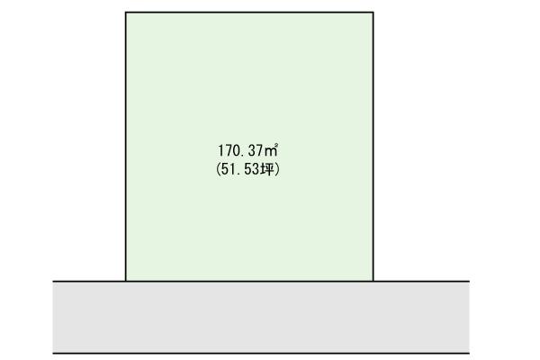 Compartment figure. Land price 32,800,000 yen, Land area 170.37 sq m compartment view
